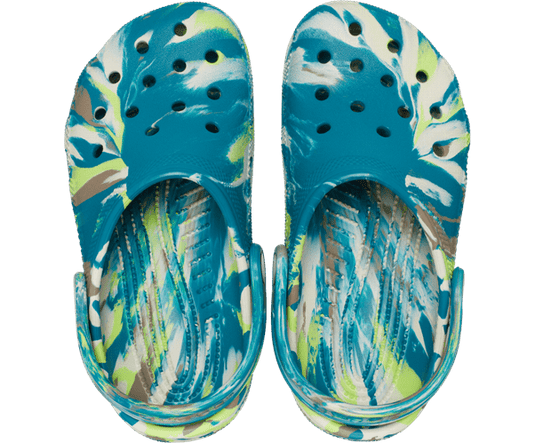 Crocs Kids Marbled Classic Clog - Limeade – Hannas