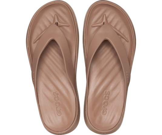 Crocs Womens Getaway Flip -  Latte