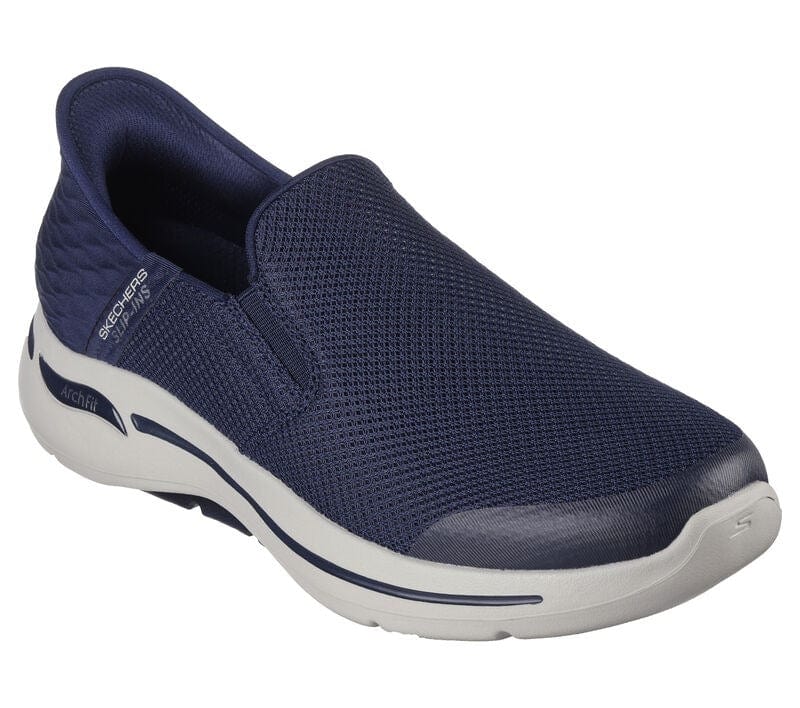 Load image into Gallery viewer, Skechers Mens Go Walk Arch Fit - Hands Free Navy
