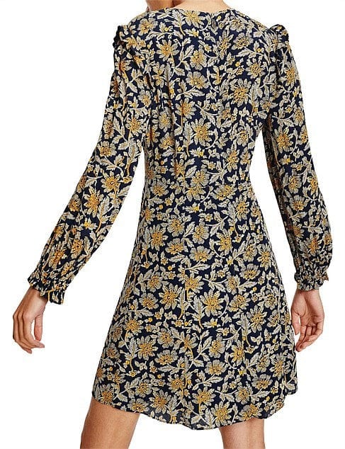 Load image into Gallery viewer, Tommy Hilfiger Womens Crepe Knee F&amp;F Dress Long Sleeve
