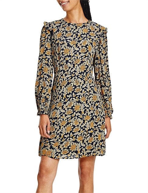 Load image into Gallery viewer, Tommy Hilfiger Womens Crepe Knee F&amp;F Dress Long Sleeve
