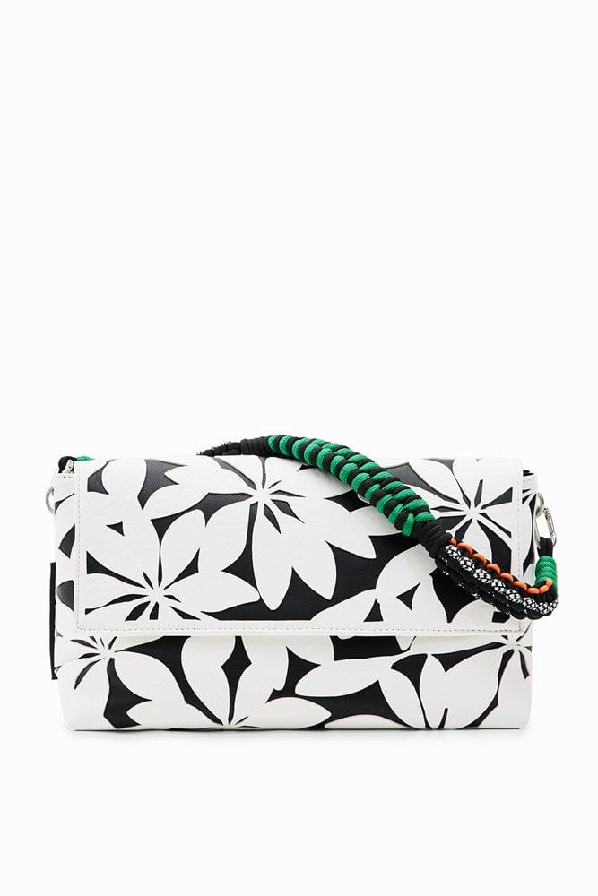 Load image into Gallery viewer, Desigual Womens White and Black Across Body Bag

