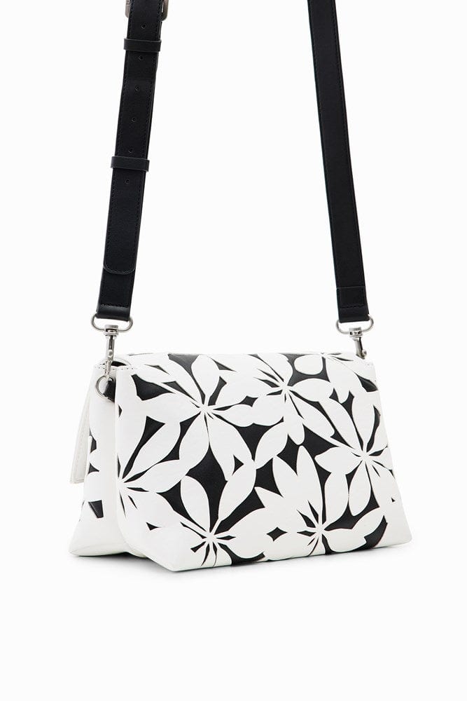 Load image into Gallery viewer, Desigual Womens White and Black Across Body Bag
