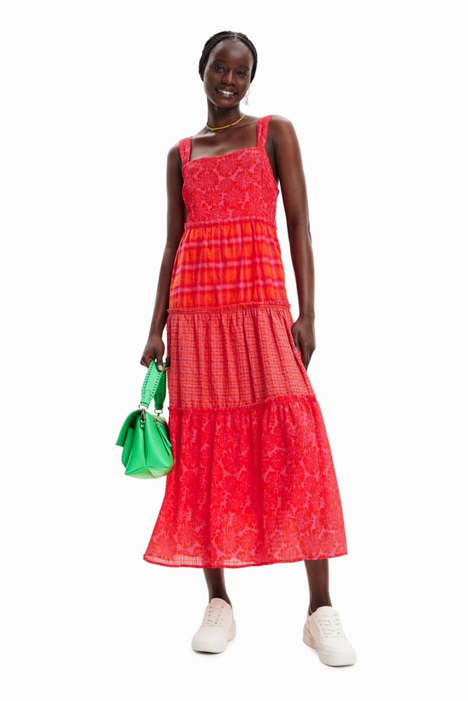 Load image into Gallery viewer, Desigual Womens Sleeveless Dress - Carmin
