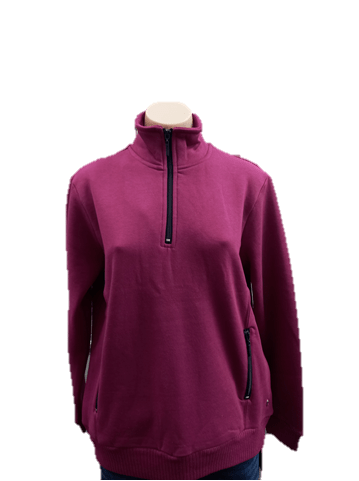 Load image into Gallery viewer, Sportswave Womens 1/4 Zip Cotton Blend Jumper
