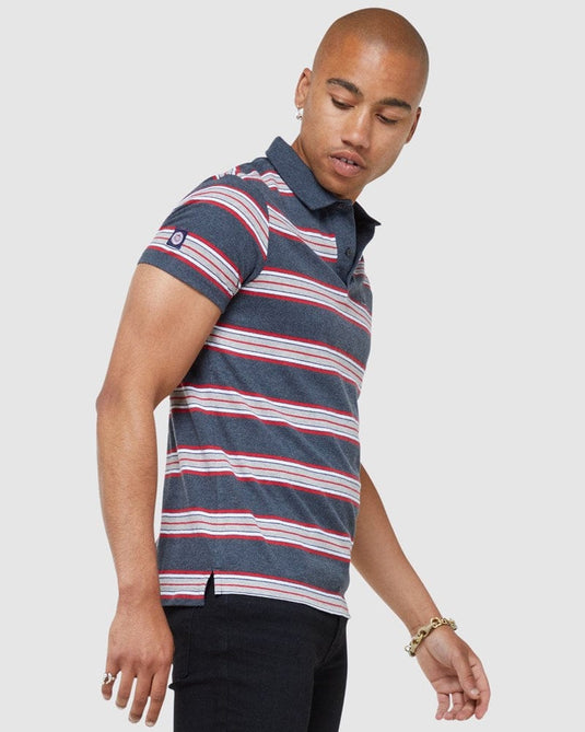 Superdry Mens Academy Stripe Polo