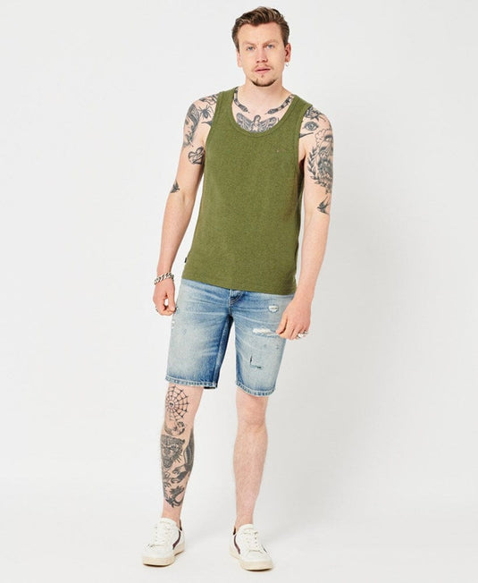 Superdry Mens Vintage Logo Embroidery Vest