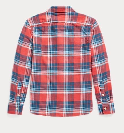 Load image into Gallery viewer, Ralph Lauren Boys Plaid Performance Cotton Twill Workshirt
