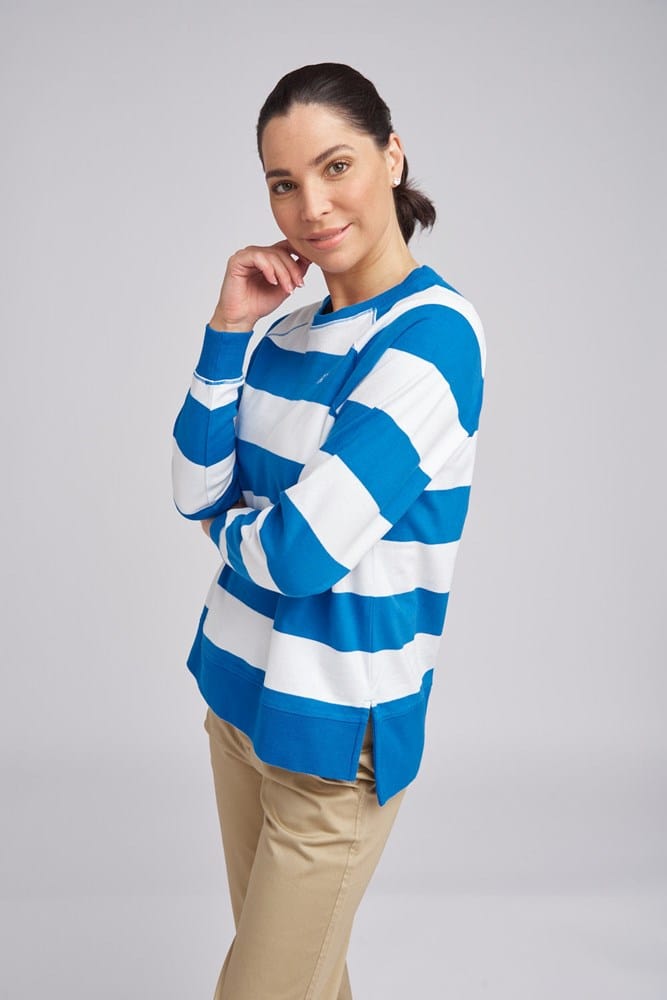 Load image into Gallery viewer, Goondiwindi Cotton Womens Stripe Sweater
