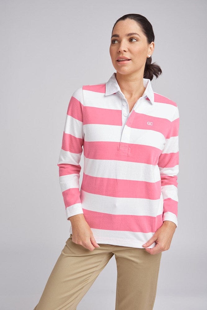 Load image into Gallery viewer, Goondiwindi Cotton Womens Cotton Stripe Rugby
