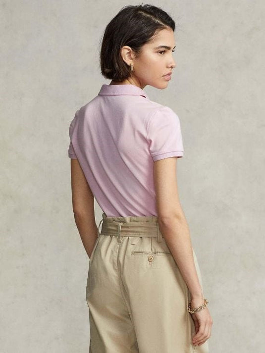 Ralph Lauren Womens Slim Fit Stretch Polo Shirt