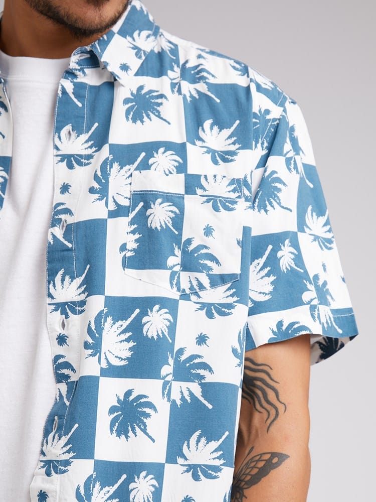 Load image into Gallery viewer, Silent Theory Mens Palm Check Shirt
