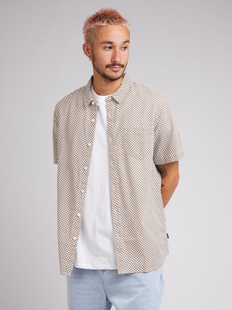 Load image into Gallery viewer, Silent Theory Mens Check Out Hemp Shirt
