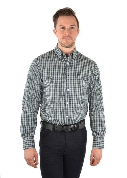 Thomas Cook Mens Thompson Check Double Pocket  Shirt