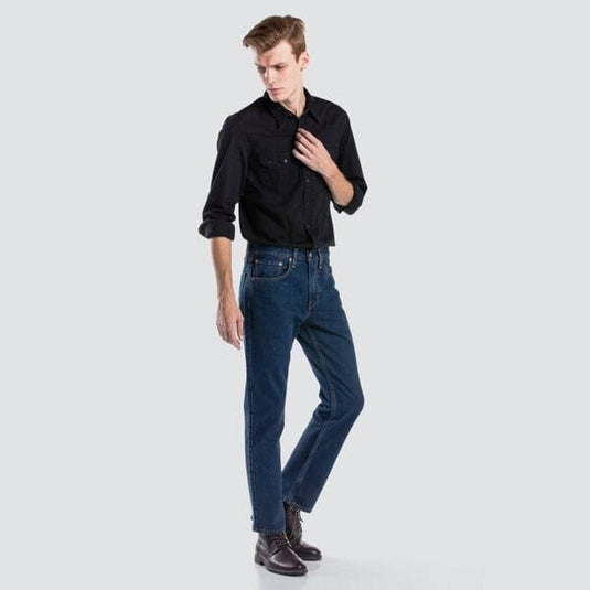 Levis 516 Straight Fit Jeans (Blue Black)