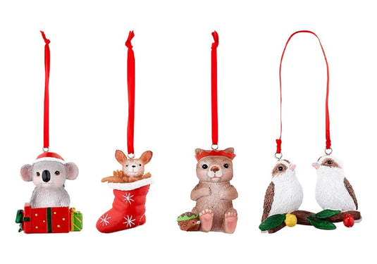 Ladelle Little Aussie Christmas Decorations - Assorted