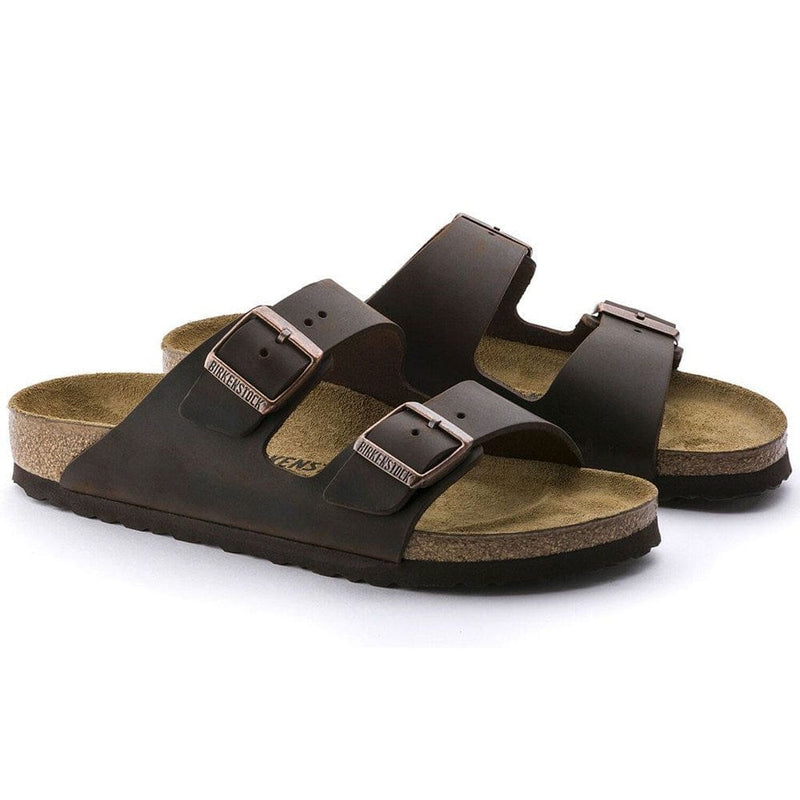 Load image into Gallery viewer, Birkenstock Arizona Soft Foot Bood Iron Oiled Leather
