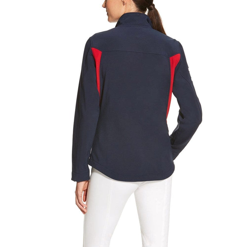Load image into Gallery viewer, Ariat Womens Navy New Team Softshell Jacket
