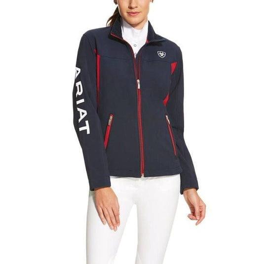 Ariat Womens Navy New Team Softshell Jacket