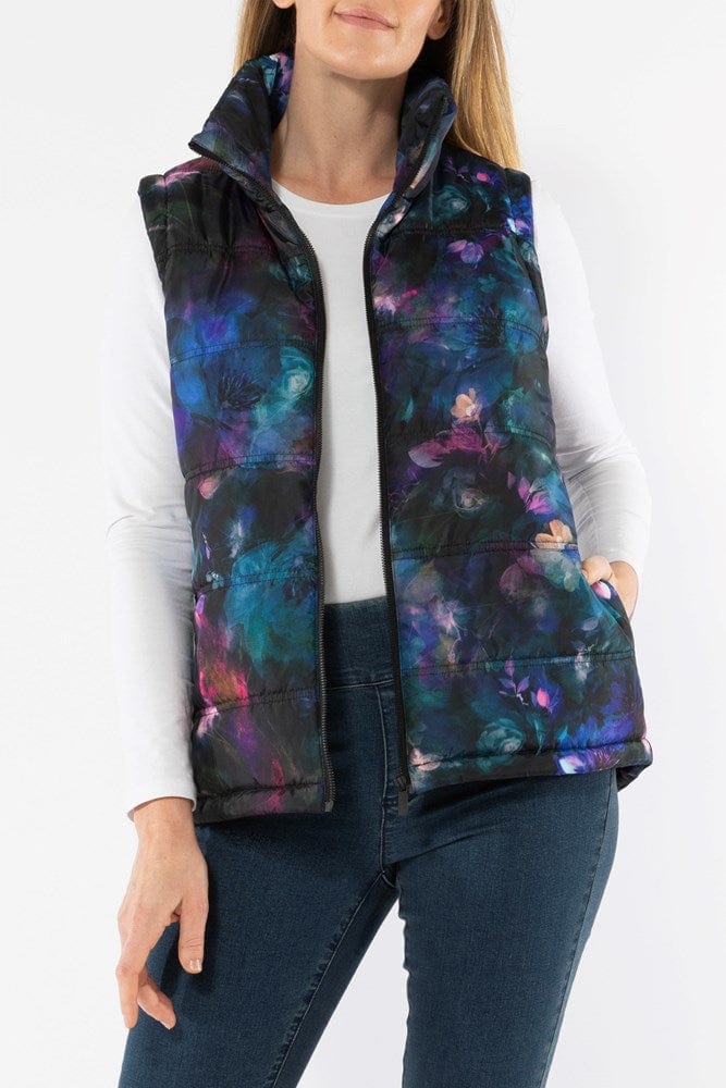 Load image into Gallery viewer, Jump Womens Midnight Floral Vest
