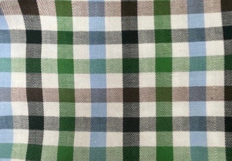 Bisley Mens Green Cotton Medium Check Shirt