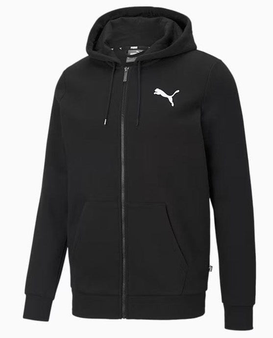 Puma Mens ESS Small Logo Full-Zip Hoodie