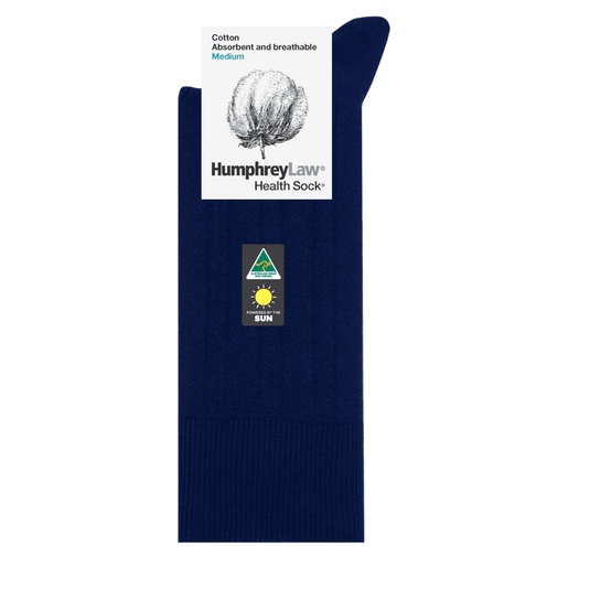 Humphrey Law Mens 95% Mercerised Cotton Health Sock