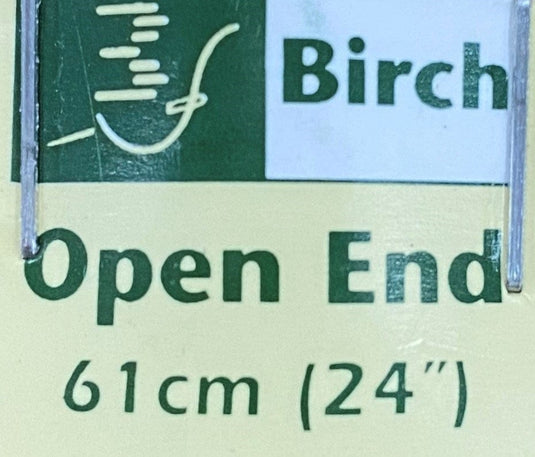 Birch Open End Zip 61cm