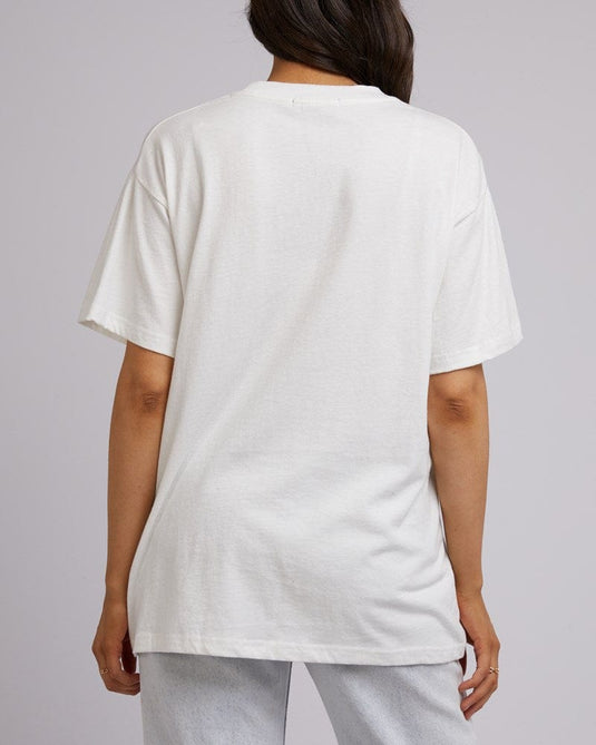 Allabouteve Womens Empire Oversized Tee