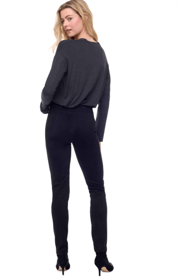 Load image into Gallery viewer, Up Pants - Womens Vegan Suede Slim Full-Length Pant
