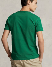 Load image into Gallery viewer, Ralph Lauren Mens Custom Slim Fit Jersey Crewneck T-Shirt - Primary Green
