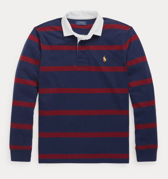 Ralph lauren rugby shirt navy hotsell