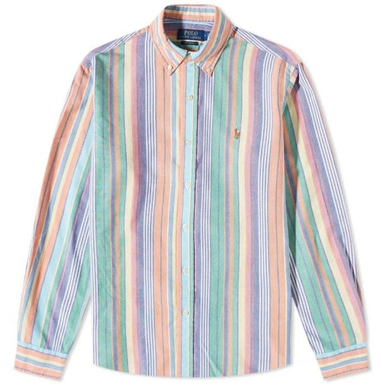 Ralph Lauren Mens 100% Cotton Custom Fit Woven Shirt