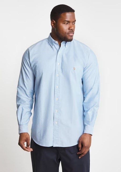 Ralph Lauren Big Men's Cotton Oxford Blue Shirt