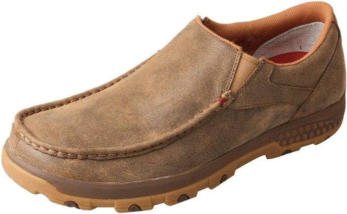 Twisted X Mens Cell Stretch Slip On Driving Moc