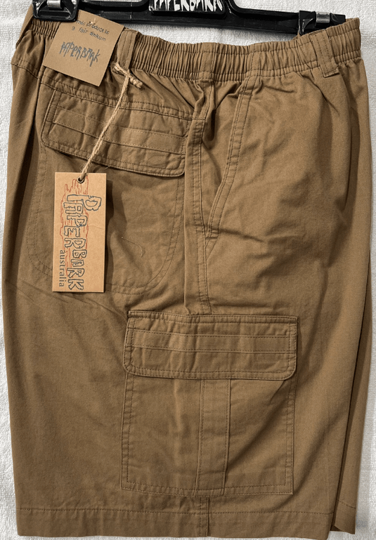 Paperbark Mens 100% Cotton Cargo Shorts