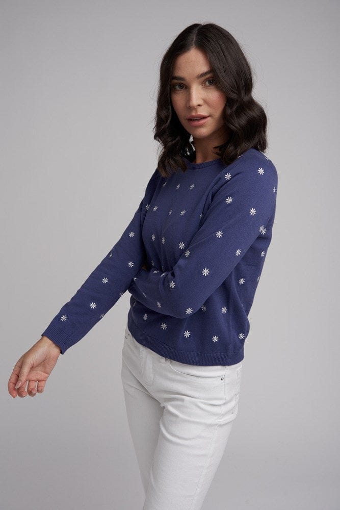 Load image into Gallery viewer, Goondiwindi Cotton Womens Knit Daisy Jumper
