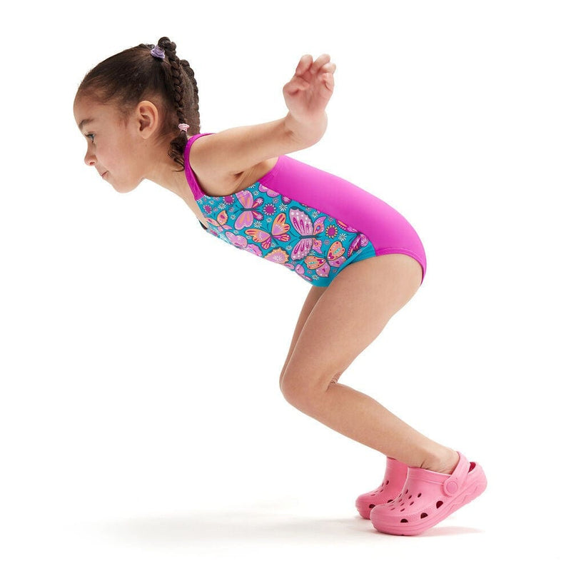 Load image into Gallery viewer, Speedo Girls Toddler Digital Placement Swimsuit
