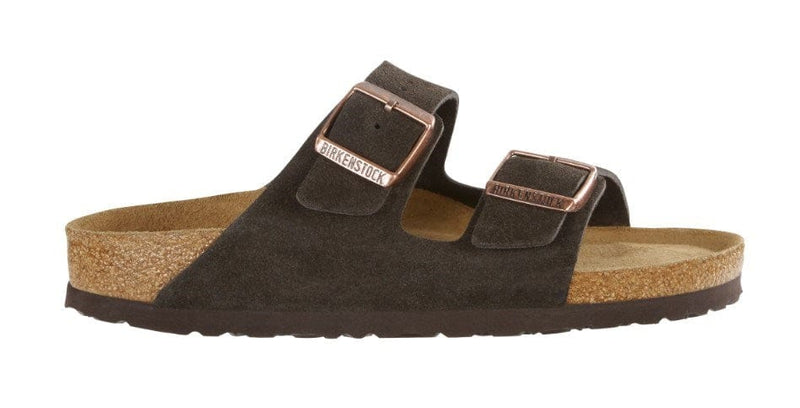 Load image into Gallery viewer, Birkenstock Arizona SFB Mocca Suede Leather
