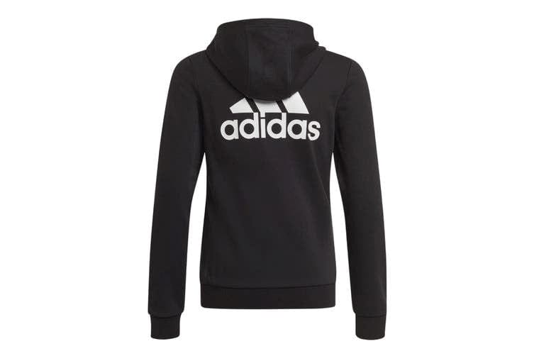 Load image into Gallery viewer, Adidas Girls Big Logo Full Zip Hoodie
