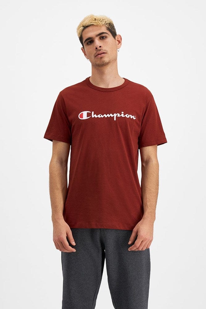 Load image into Gallery viewer, Champion Mens Script SS Tee
