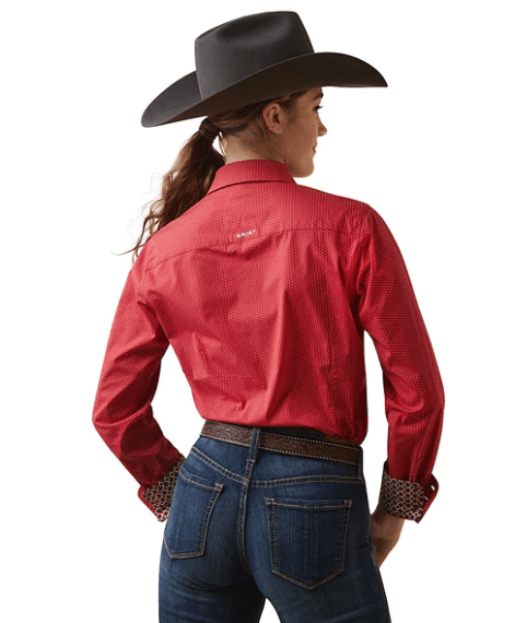 Ariat Womens Wrinkle Resistant Kirby Stretch Long-Sleeve Shirt
