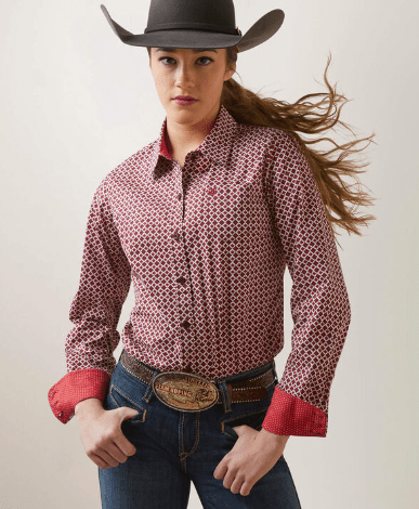 Load image into Gallery viewer, Ariat Womens Wrinkle Resistant Kirby Stretch Long-Sleeve Shirt
