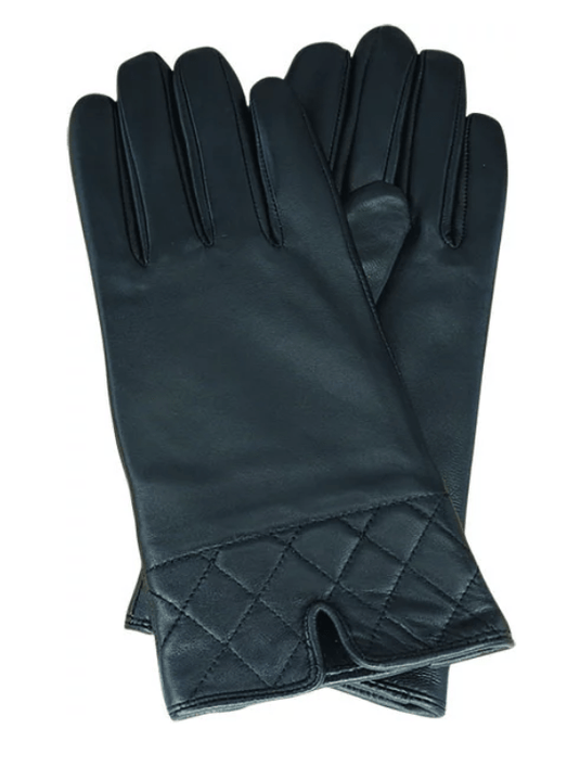 Avenel Womens Stitched Cuff Leather Glove