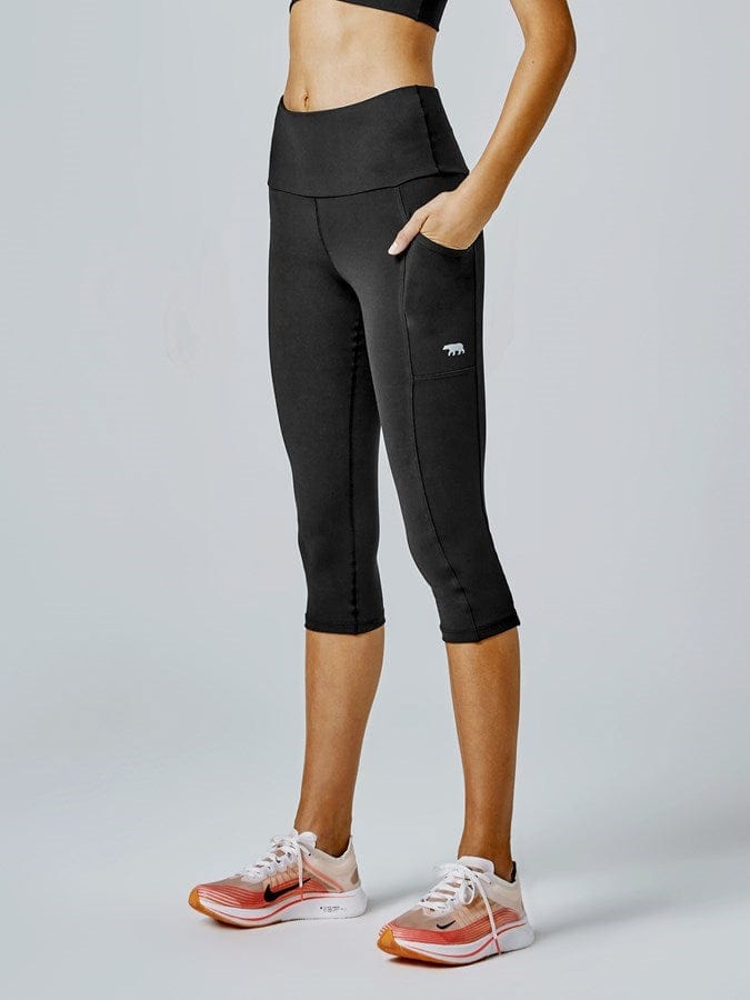 Load image into Gallery viewer, Running Bare Womens Power Moves AB-Waist 3/4 Tight 21&quot;
