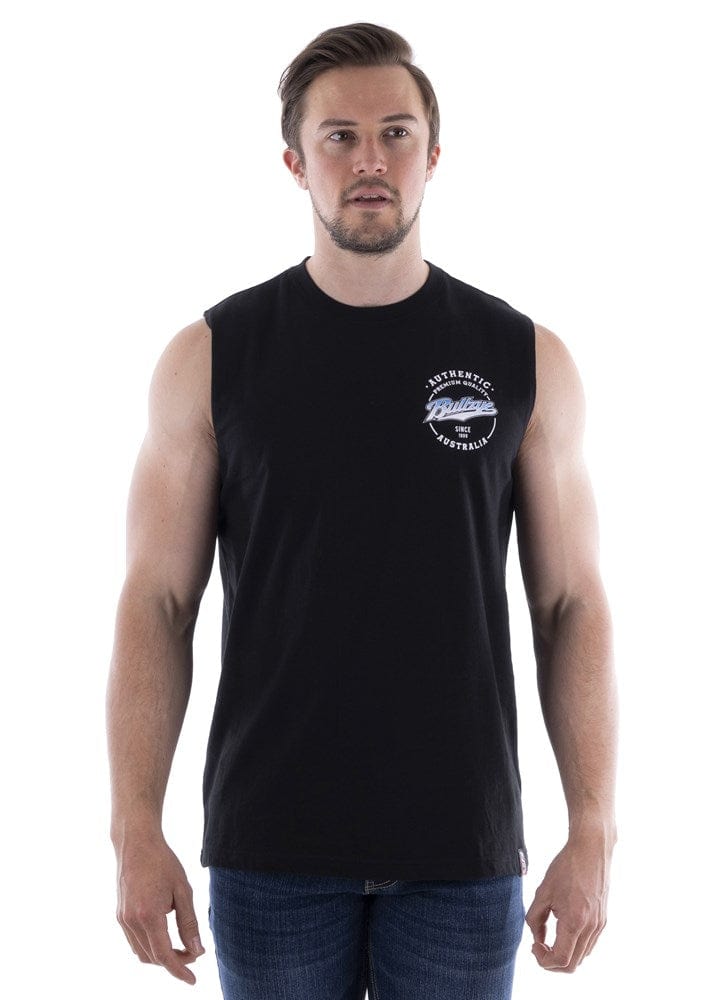 Load image into Gallery viewer, Bullzye Mens Overlay Muscle Tank

