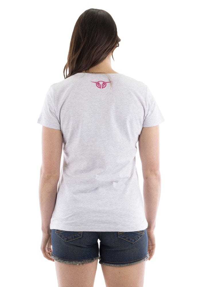 Load image into Gallery viewer, Bullzye Womens Tripped Short Sleeve Tee
