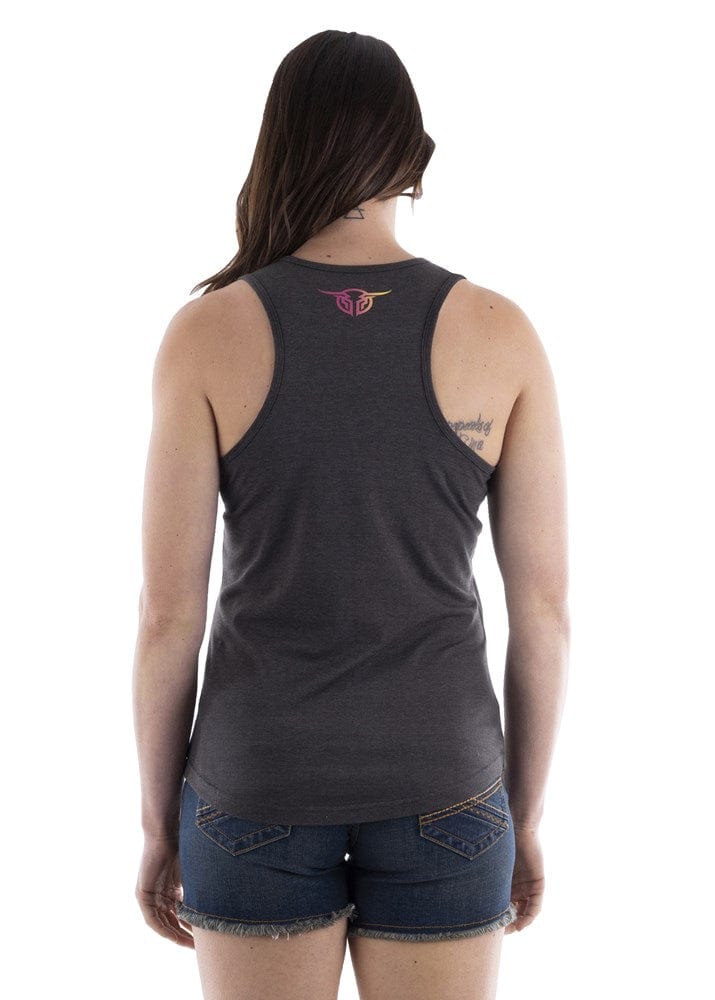 Load image into Gallery viewer, Bullzye Womens Sunset Singlet

