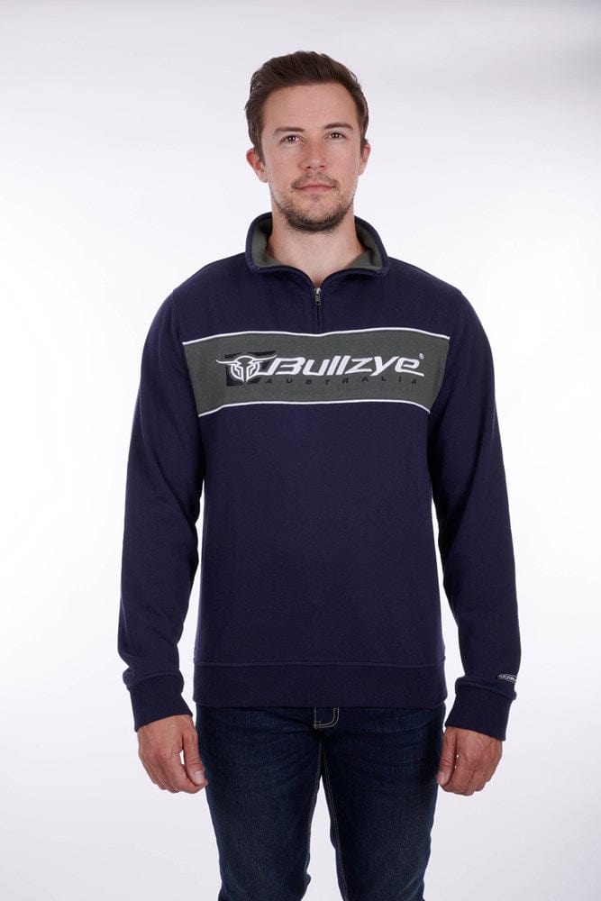 Load image into Gallery viewer, Bullzye Mens Logo 1/4 Zip Pullover
