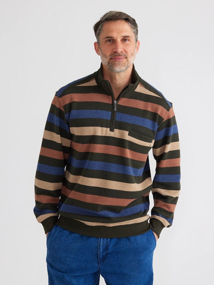 Load image into Gallery viewer, Breakaway Mens Access French Rib Half Zip (Large Size)
